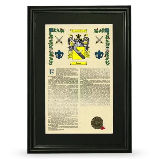 Briors Deluxe Armorial Framed - Black