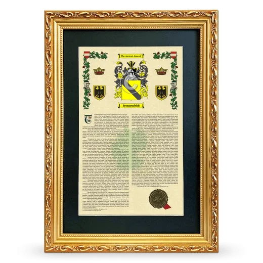 Bronnenfeldt Deluxe Armorial Framed - Gold