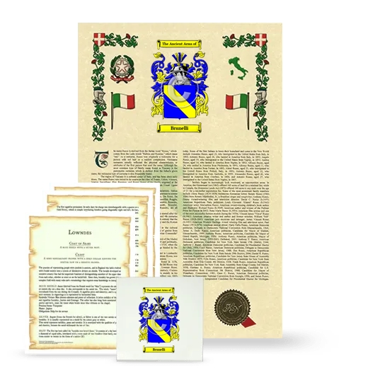 Brunelli Armorial, Symbolism and Large Ceramic Tile