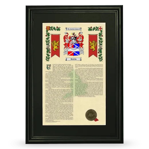 Bruttin Deluxe Armorial Framed - Black