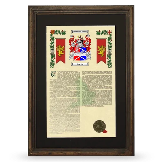 Bruttin Deluxe Armorial Framed - Brown