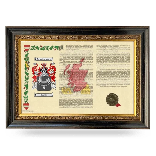 Buntin Armorial Landscape Framed - Heirloom