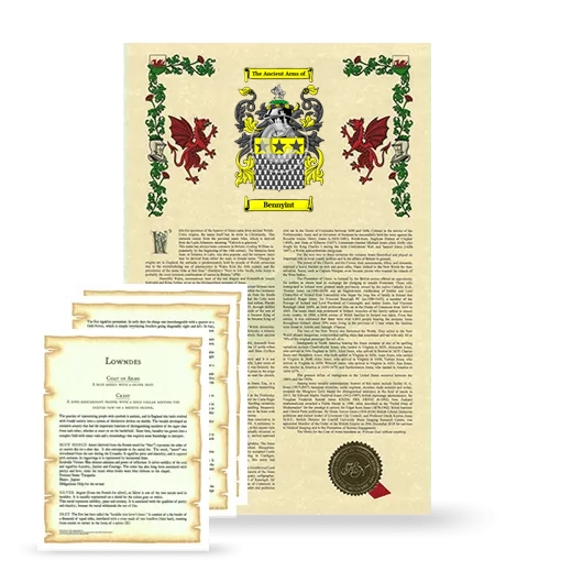 Bennyint Armorial History and Symbolism package