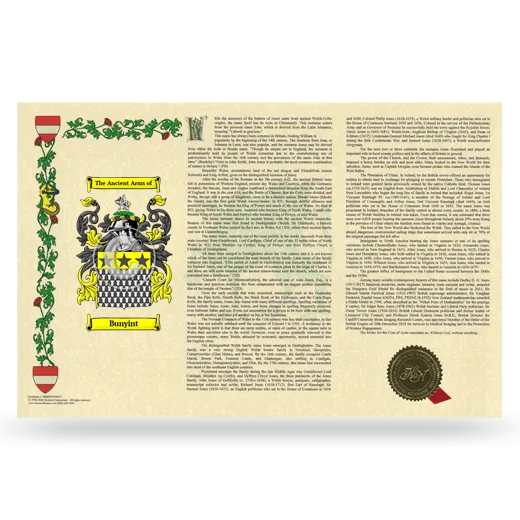 Bunyint Armorial History Landscape Style