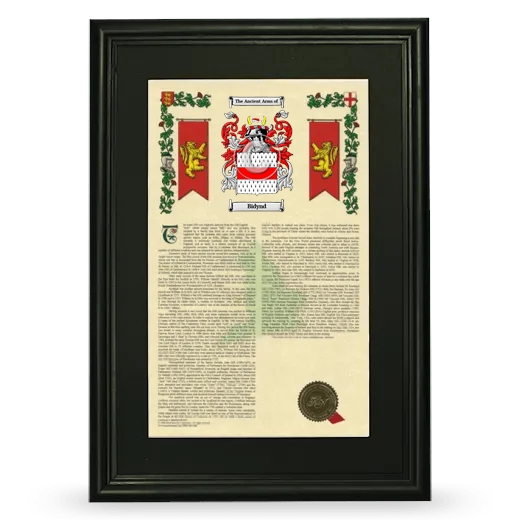 Bidynd Deluxe Armorial Framed - Black