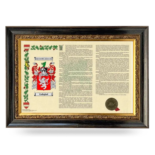 Cadogind Armorial Landscape Framed - Heirloom