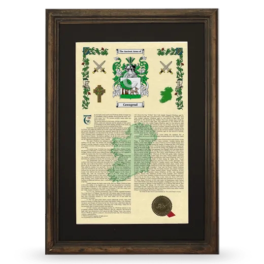 Cawagend Deluxe Armorial Framed - Brown