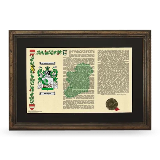 Kellagen Deluxe Armorial Landscape Framed - Brown