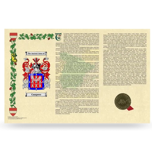 Campero Armorial History Landscape Style