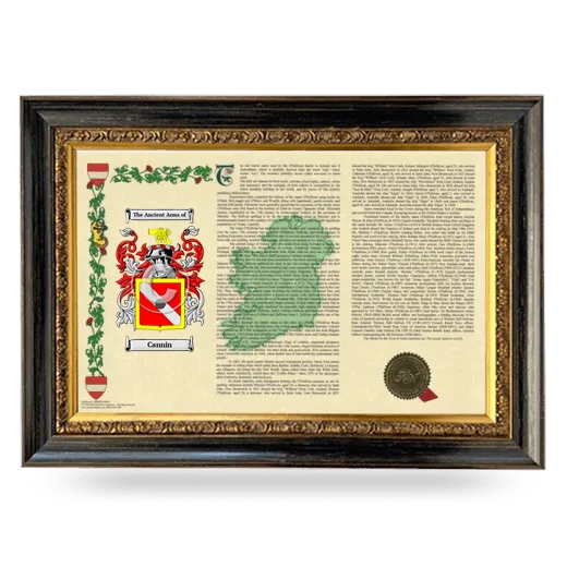 Cannin Armorial Landscape Framed - Heirloom