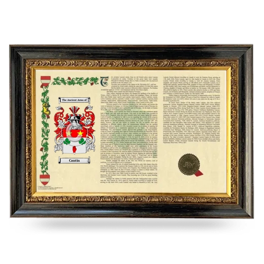 Cantin Armorial Landscape Framed - Heirloom