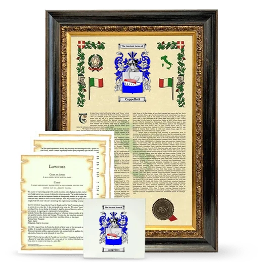 Cappelluti Framed Armorial, Symbolism and Large Tile - Heirloom