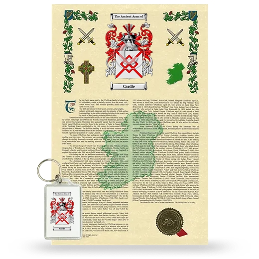 Cardle Armorial History and Keychain Package