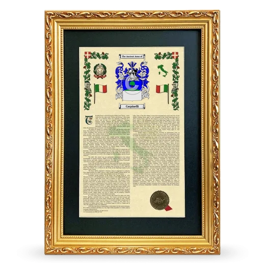 Carpinelli Deluxe Armorial Framed - Gold