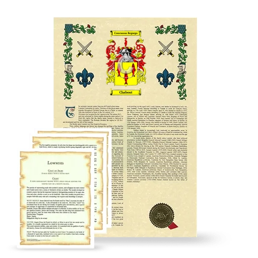 Chabout Armorial History and Symbolism package