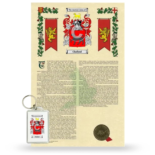 Chafynd Armorial History and Keychain Package