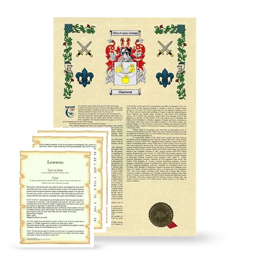 Chatrent Armorial History and Symbolism package