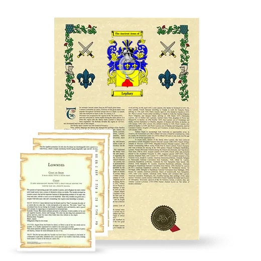 Lephay Armorial History and Symbolism package