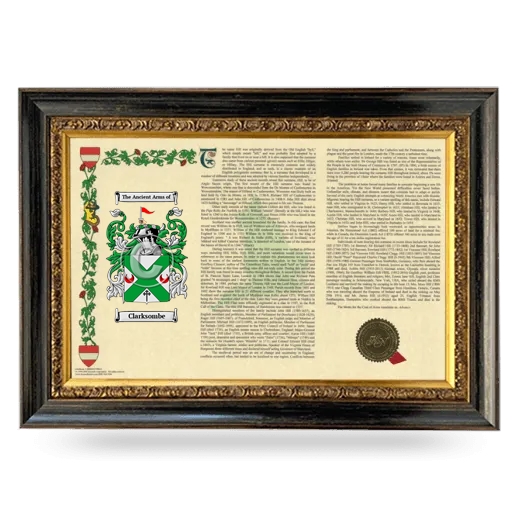 Clarksombe Armorial Landscape Framed - Heirloom