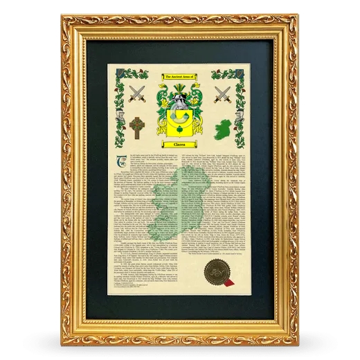 Clarea Deluxe Armorial Framed - Gold