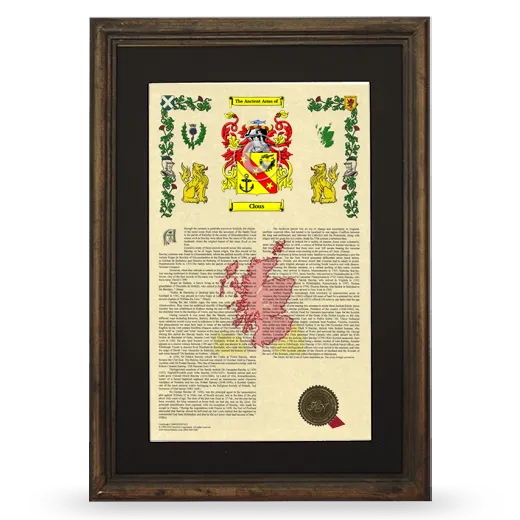 Clous Deluxe Armorial Framed - Brown