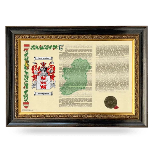 Cooughlent Armorial Landscape Framed - Heirloom