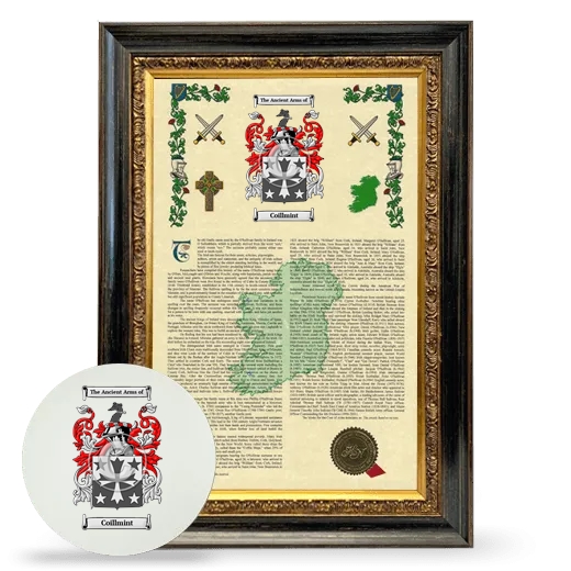 Coillmint Framed Armorial History and Mouse Pad - Heirloom