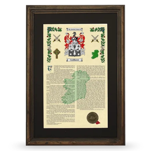 Cooillment Deluxe Armorial Framed - Brown