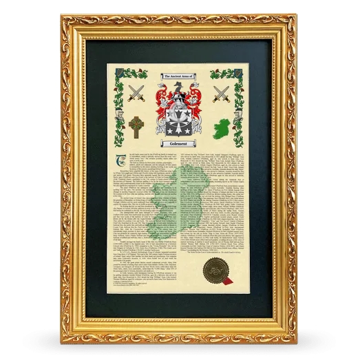 Golement Deluxe Armorial Framed - Gold