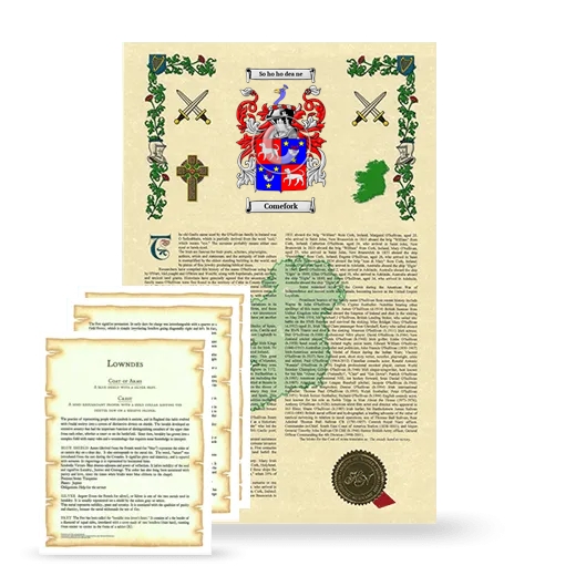 Comefork Armorial History and Symbolism package