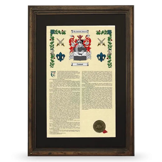 Counot Deluxe Armorial Framed - Brown