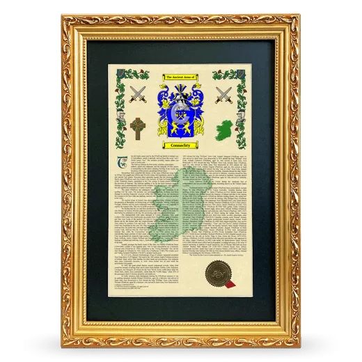 Connachty Deluxe Armorial Framed - Gold