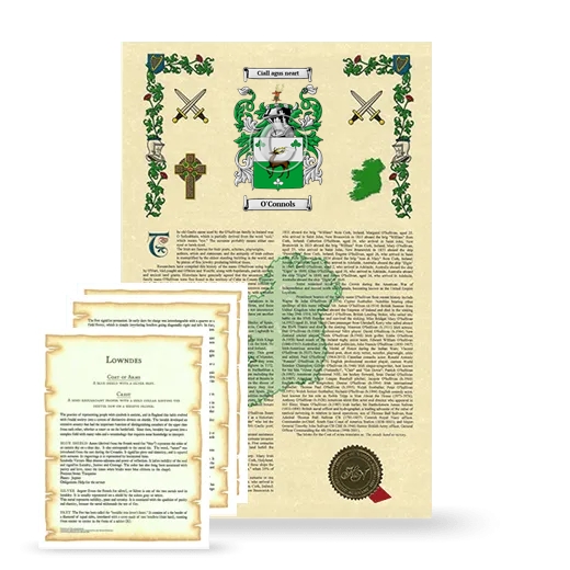O'Connols Armorial History and Symbolism package