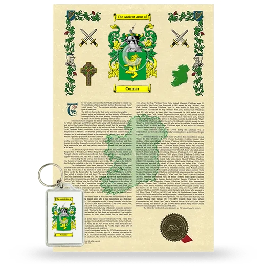 Connar Armorial History and Keychain Package