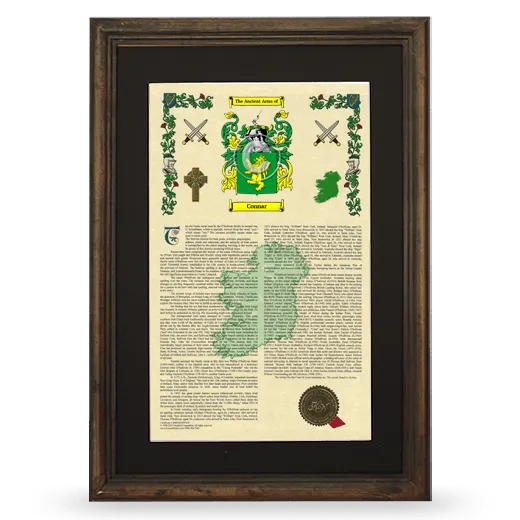 Connar Deluxe Armorial Framed - Brown