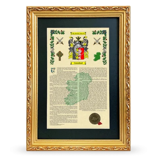 Consadand Deluxe Armorial Framed - Gold