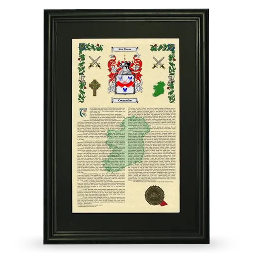 Cormache Deluxe Armorial Framed - Black