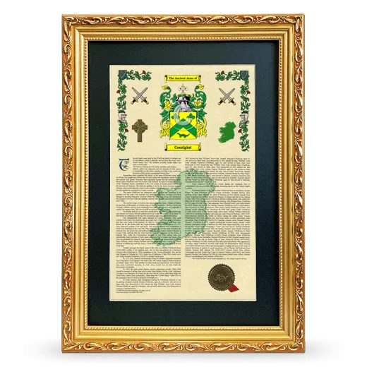 Courigint Deluxe Armorial Framed - Gold