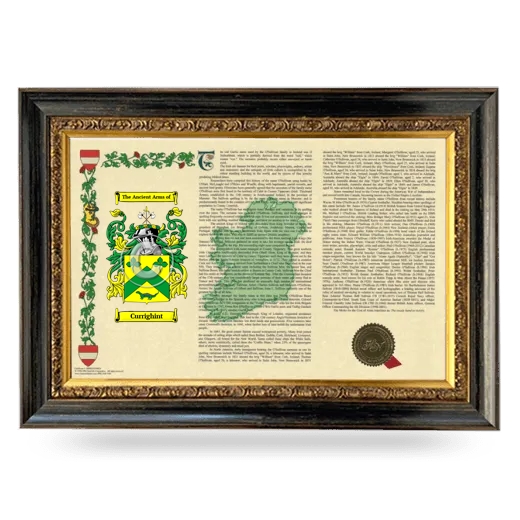 Currighint Armorial Landscape Framed - Heirloom