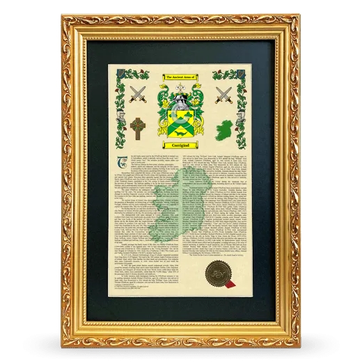 Currigind Deluxe Armorial Framed - Gold