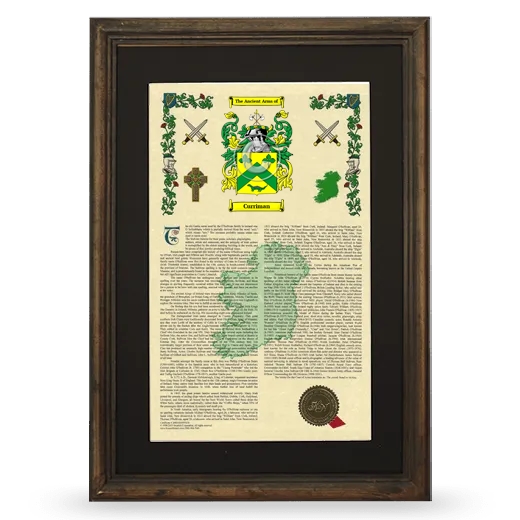 Curriman Deluxe Armorial Framed - Brown