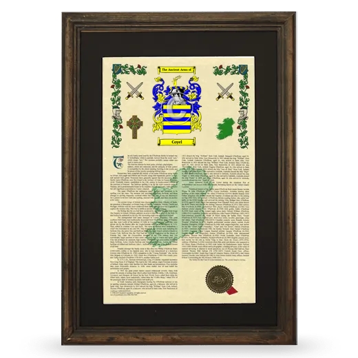 Coyel Deluxe Armorial Framed - Brown