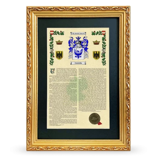 Creutzbu Deluxe Armorial Framed - Gold