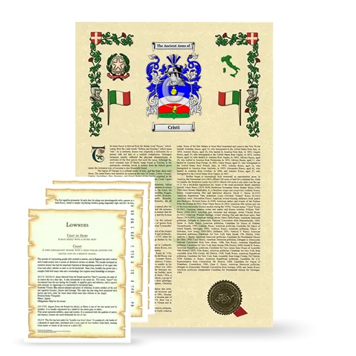 Cristi Armorial History and Symbolism package