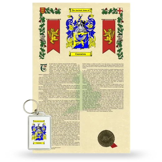Cureaten Armorial History and Keychain Package