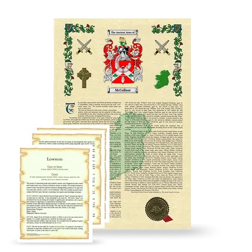 McCullant Armorial History and Symbolism package