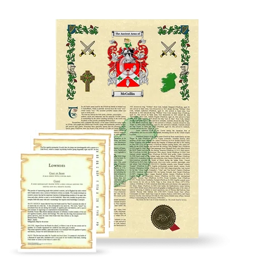 McCullin Armorial History and Symbolism package