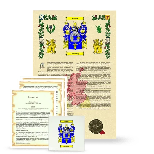 Cooming Armorial, Symbolism and Large Ceramic Tile