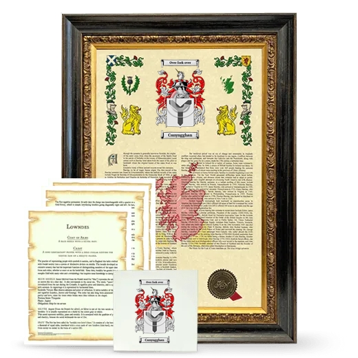 Cunyngghan Framed Armorial, Symbolism and Large Tile - Heirloom