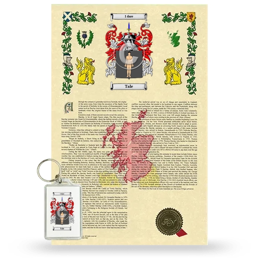 Tale Armorial History and Keychain Package